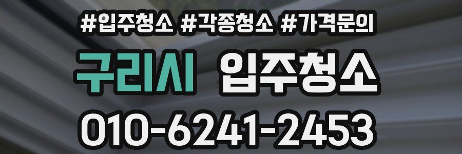 구리시 이사청소