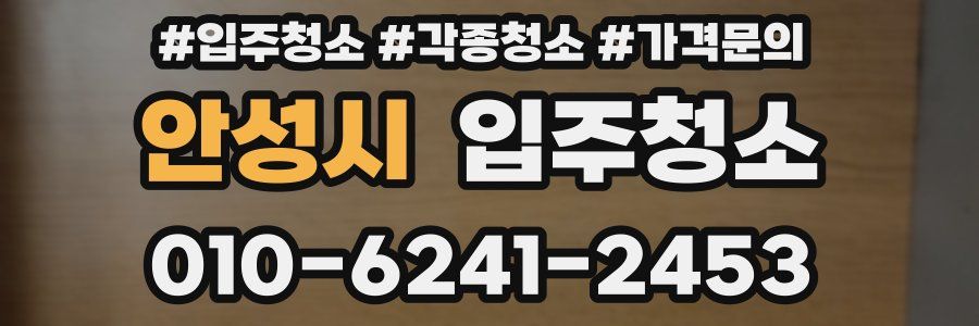 안성시 이사청소