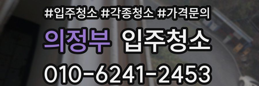 의정부 이사청소