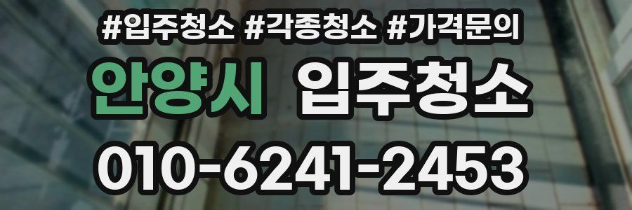 안양시 이사청소