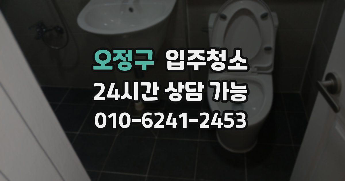 오정구 입주청소