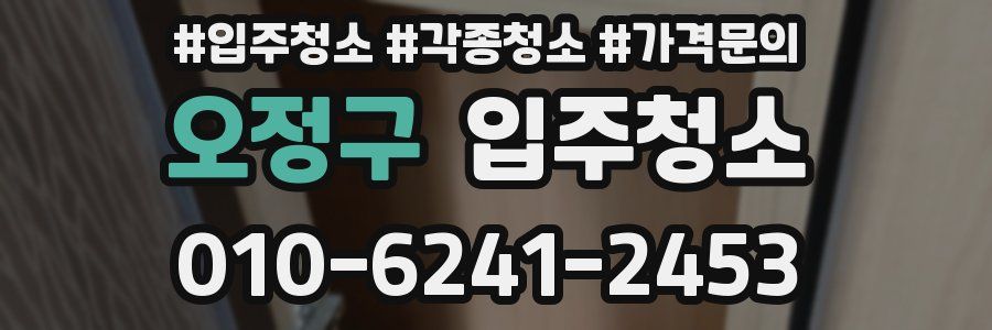 오정구 이사청소