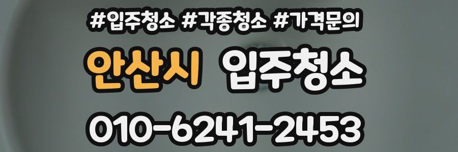 안산시 이사청소