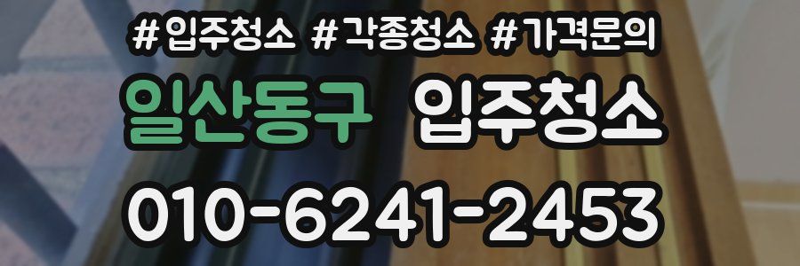 일산동구 이사청소