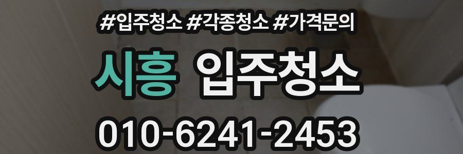 시흥 이사청소
