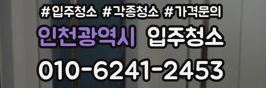 인천광역시 이사청소