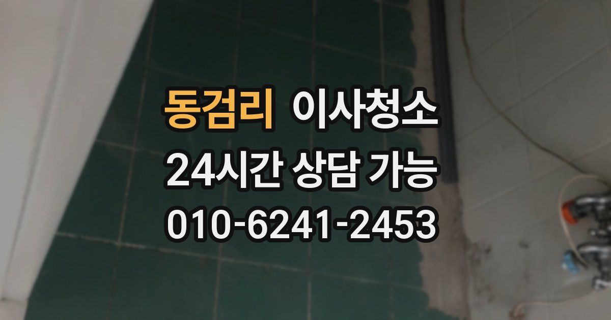 동검리 입주청소