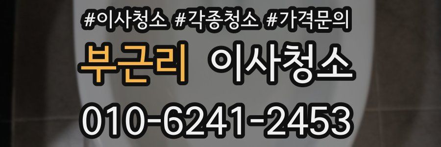 부근리 이사청소