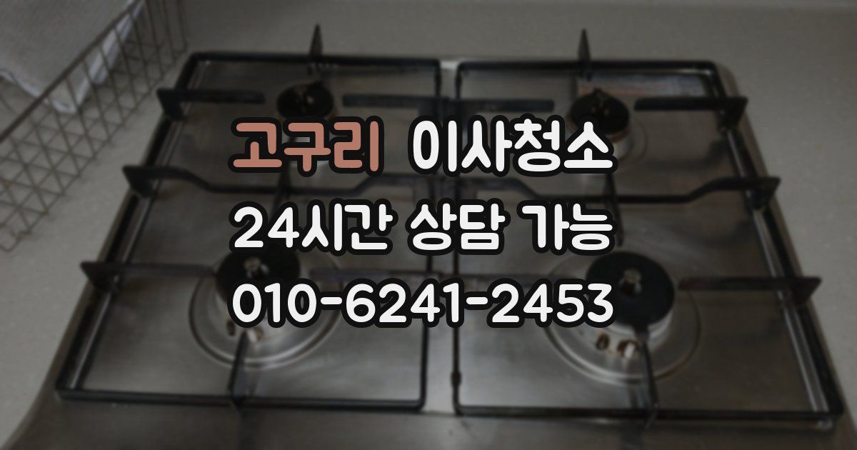 고구리 입주청소