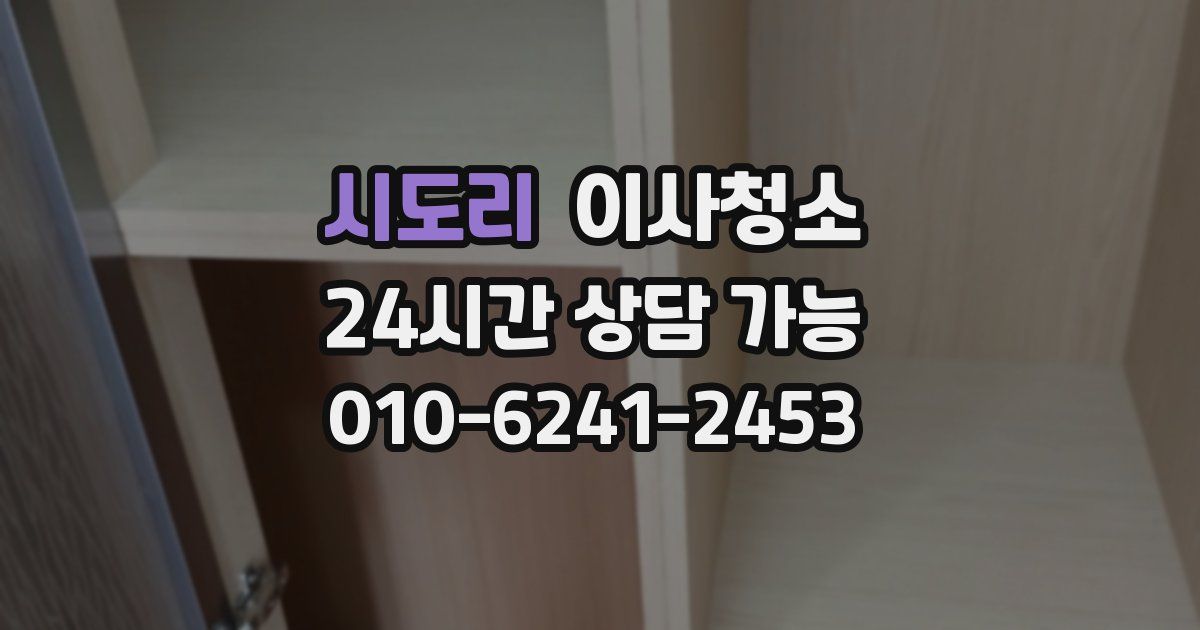 시도리 입주청소