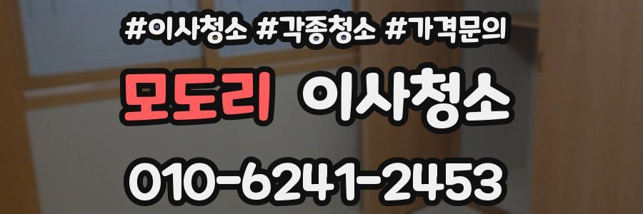 모도리 이사청소