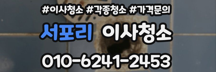 서포리 이사청소