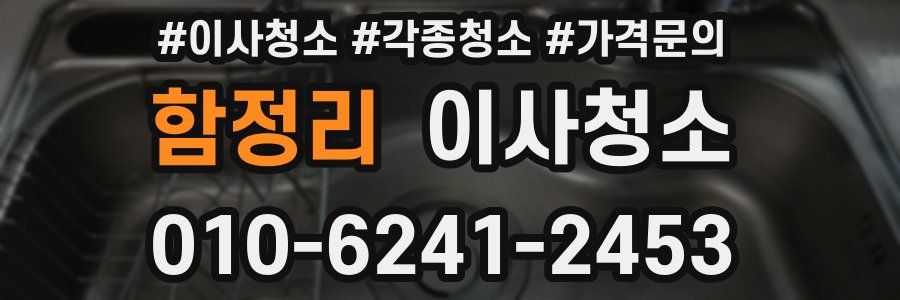 함정리 이사청소