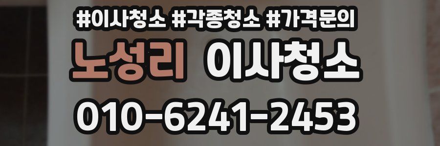 노성리 이사청소