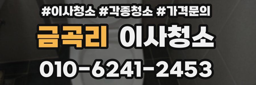 금곡리 이사청소