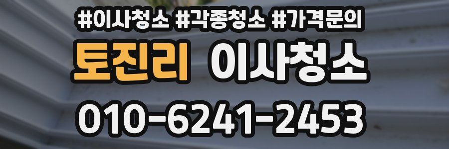 토진리 이사청소