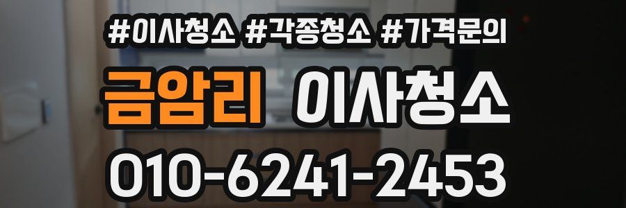 금암리 이사청소