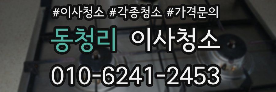 동청리 이사청소