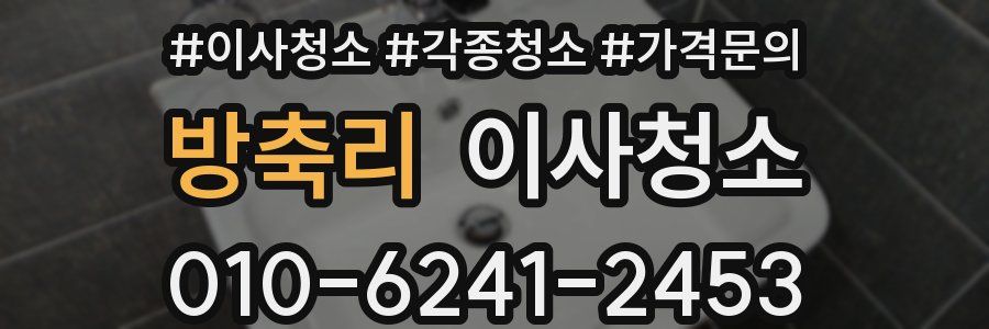 방축리 이사청소