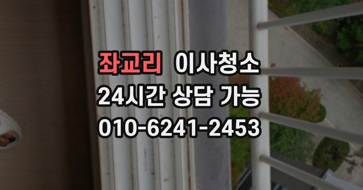 좌교리 입주청소