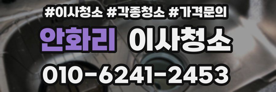 안화리 이사청소