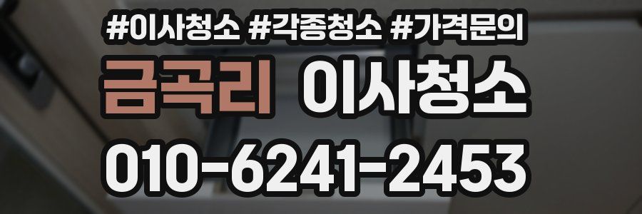 금곡리 이사청소