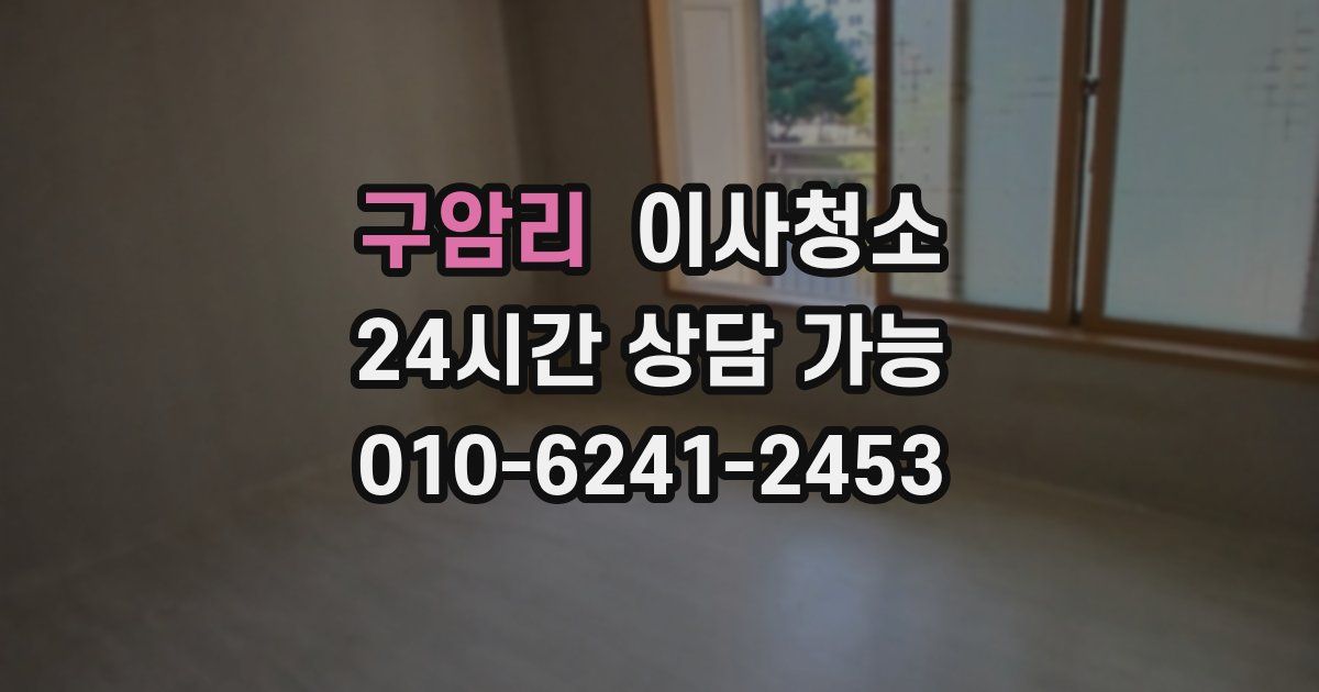 구암리 입주청소