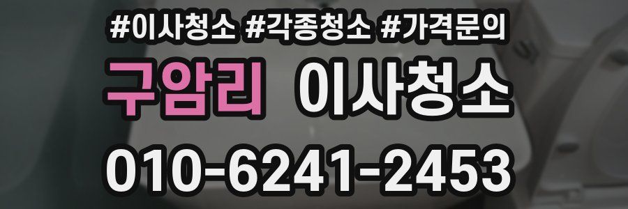 구암리 이사청소