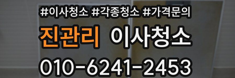 진관리 이사청소