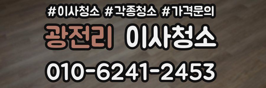 광전리 이사청소