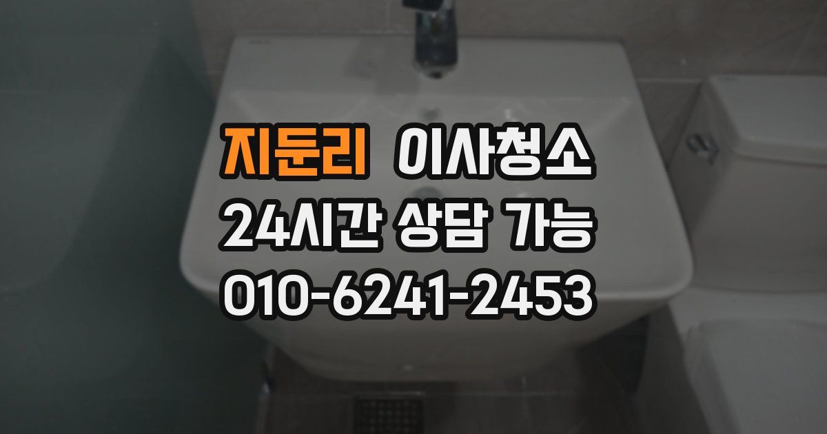 지둔리 입주청소