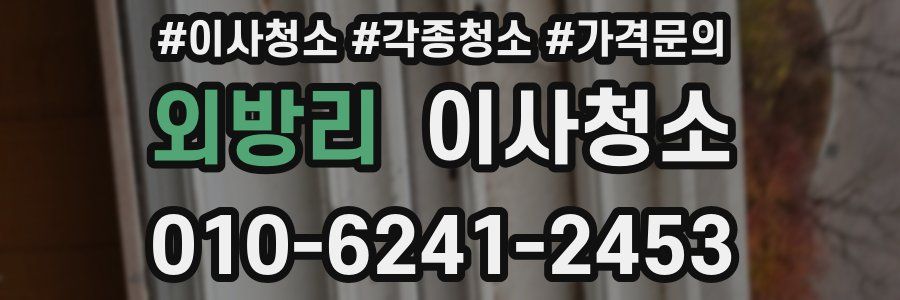 외방리 이사청소