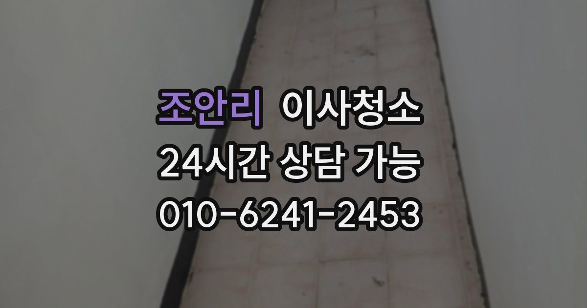 조안리 입주청소