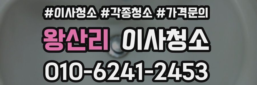 왕산리 이사청소