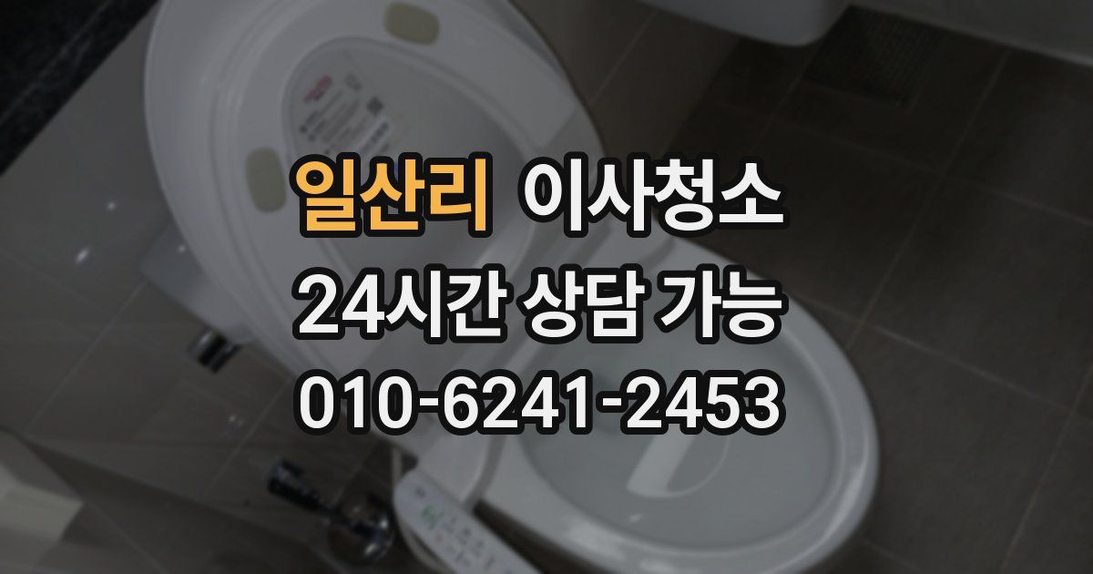 일산리 입주청소