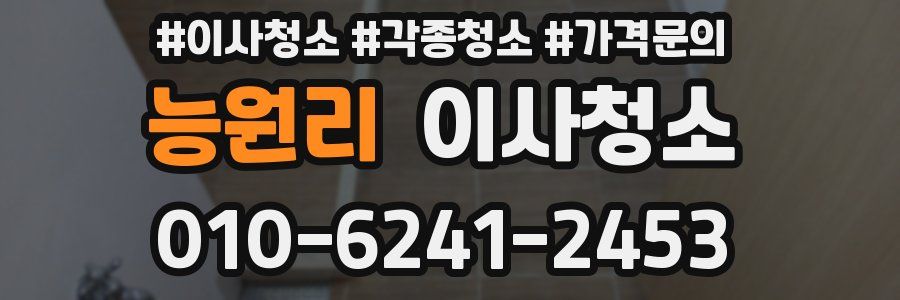 능원리 이사청소