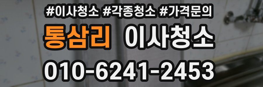 통삼리 이사청소