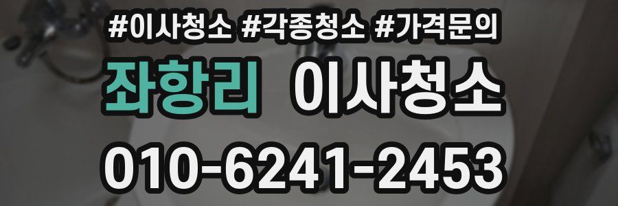 좌항리 이사청소