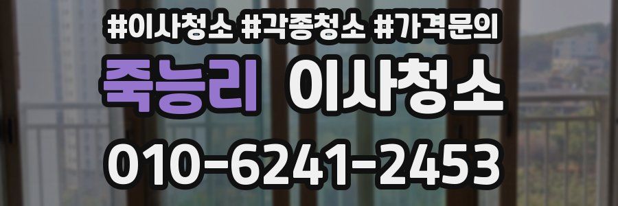 죽능리 이사청소