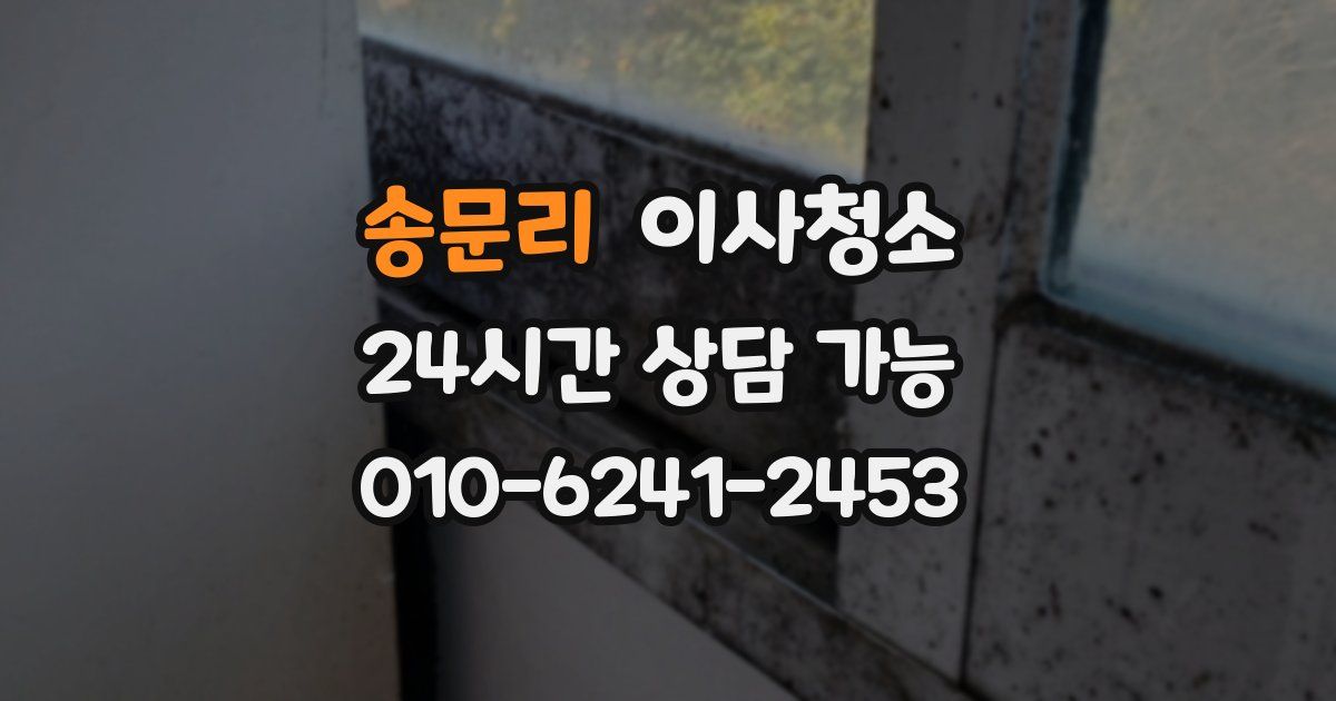 송문리 입주청소