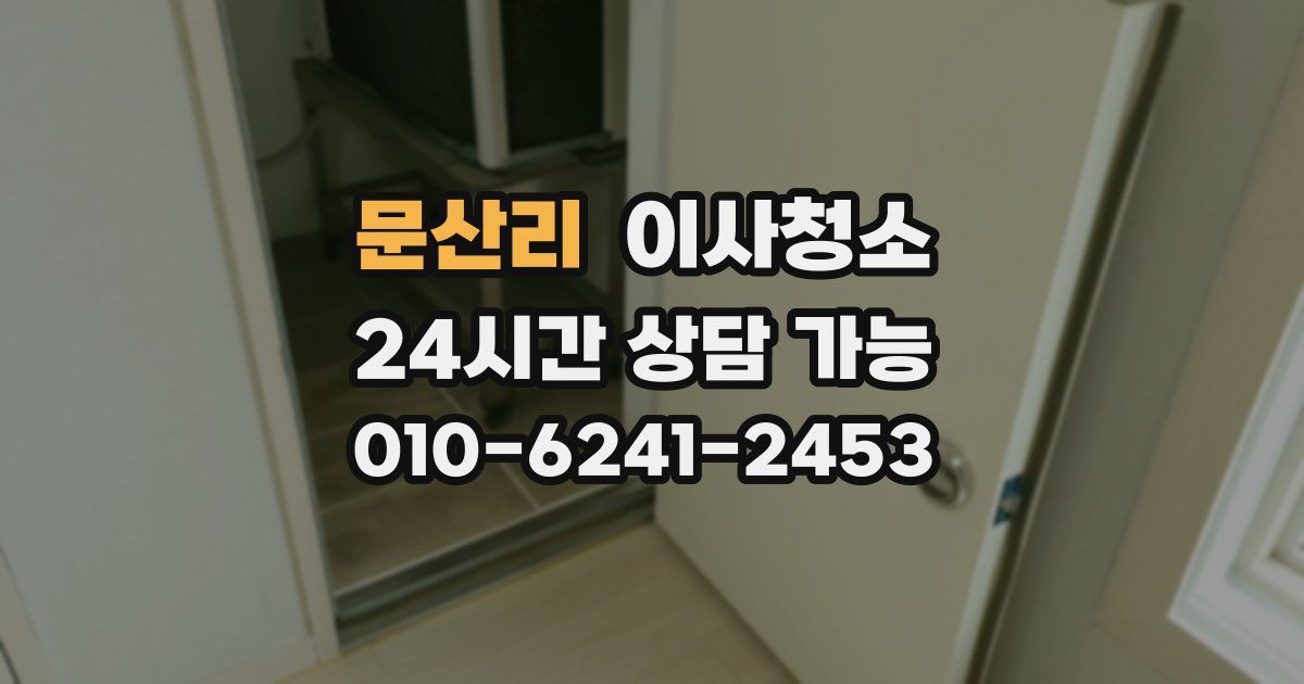 문산리 입주청소