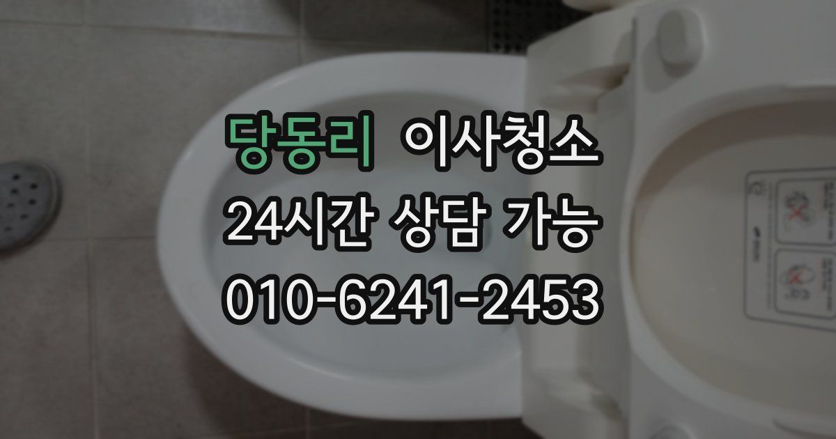 당동리 입주청소