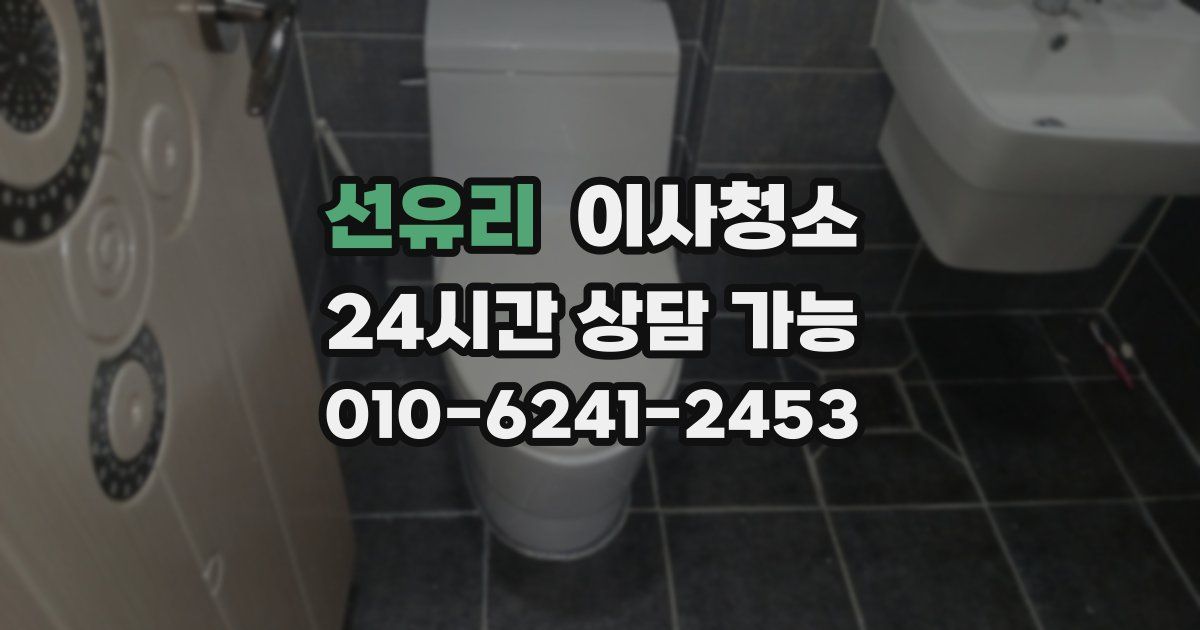 선유리 입주청소