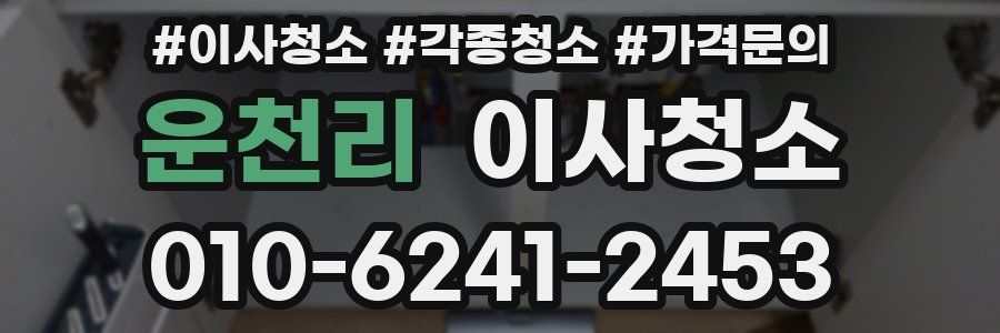 운천리 이사청소