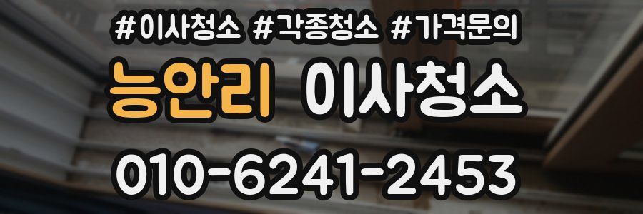 능안리 이사청소