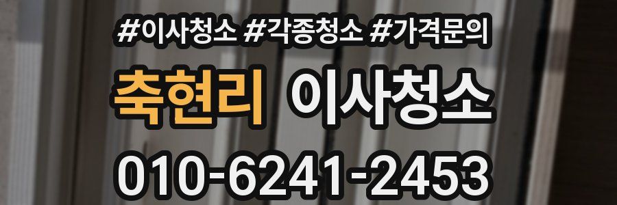 축현리 이사청소