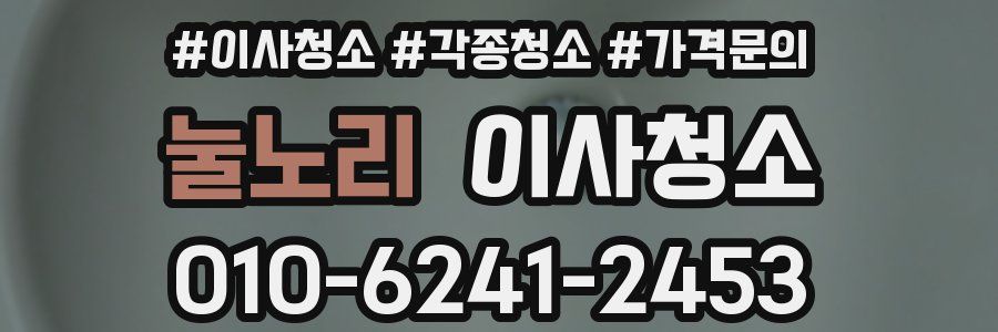 눌노리 이사청소