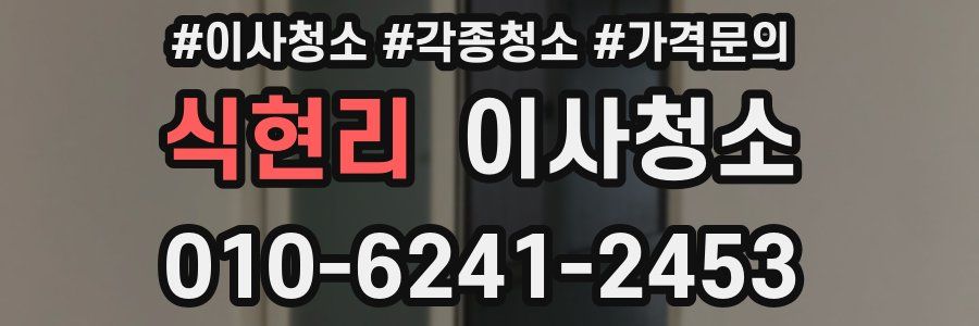 식현리 이사청소