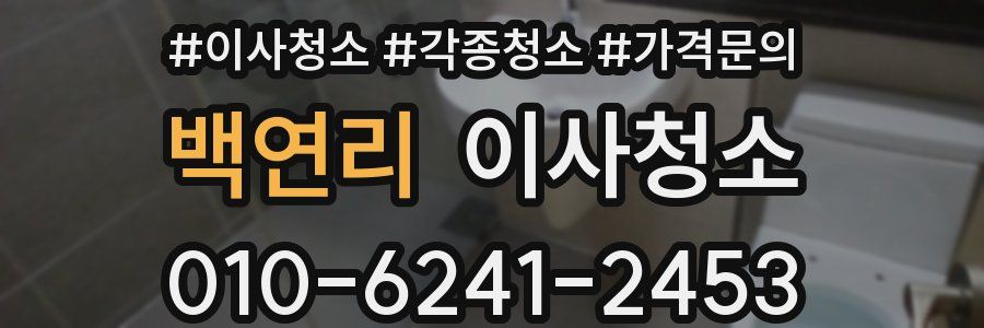 백연리 이사청소