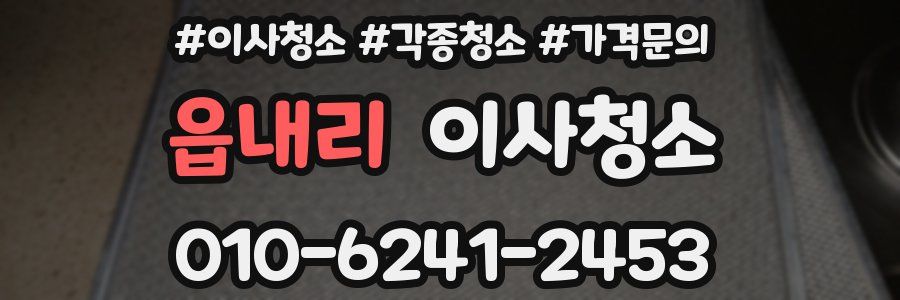 읍내리 이사청소